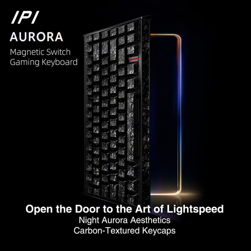 IPI AURORA magnetic switch keyboard with RGB backlight