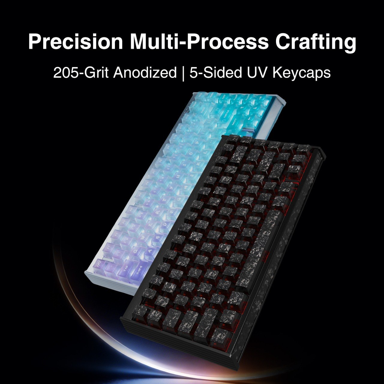 IPI AURORA precision crafted aluminium keyboard