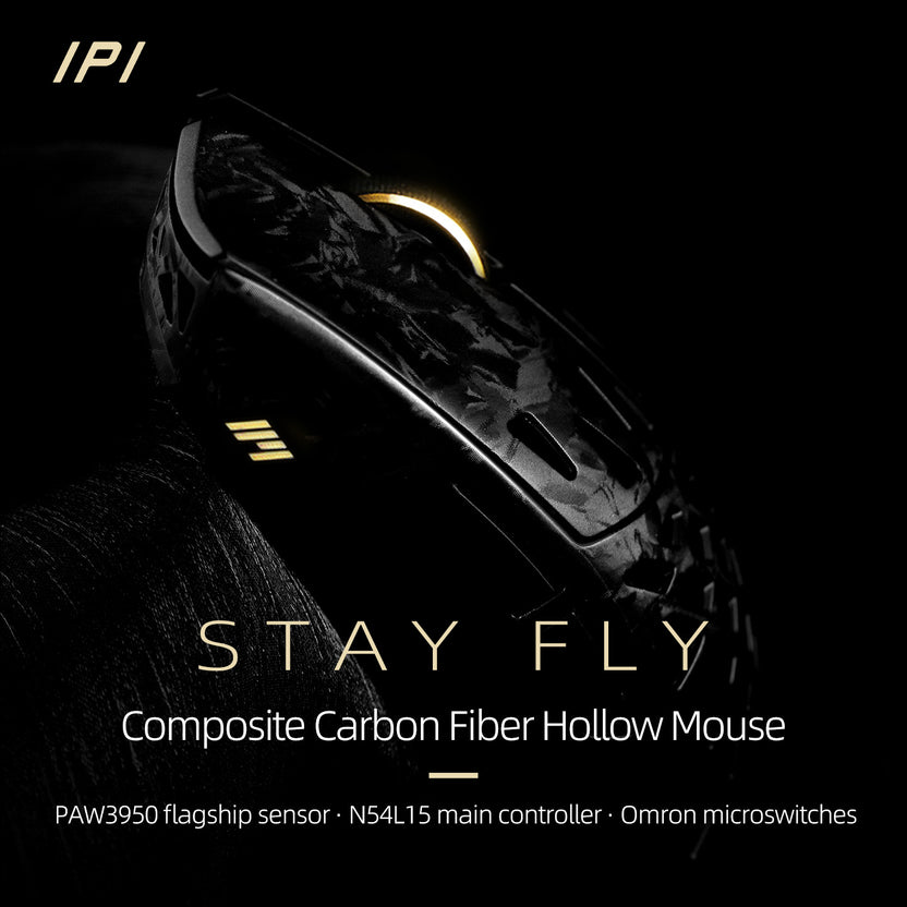 IPI FLY series carbon fiber hollow gaming mouse